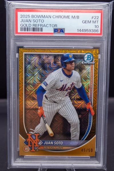 Juan Soto, 2025 Bowman Chrome Gold Refractor /50