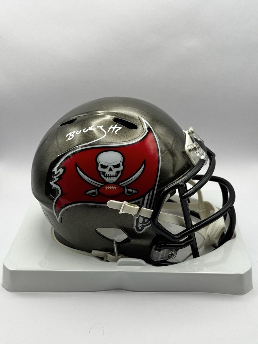 Bucky Irving Signed Mini Helmet