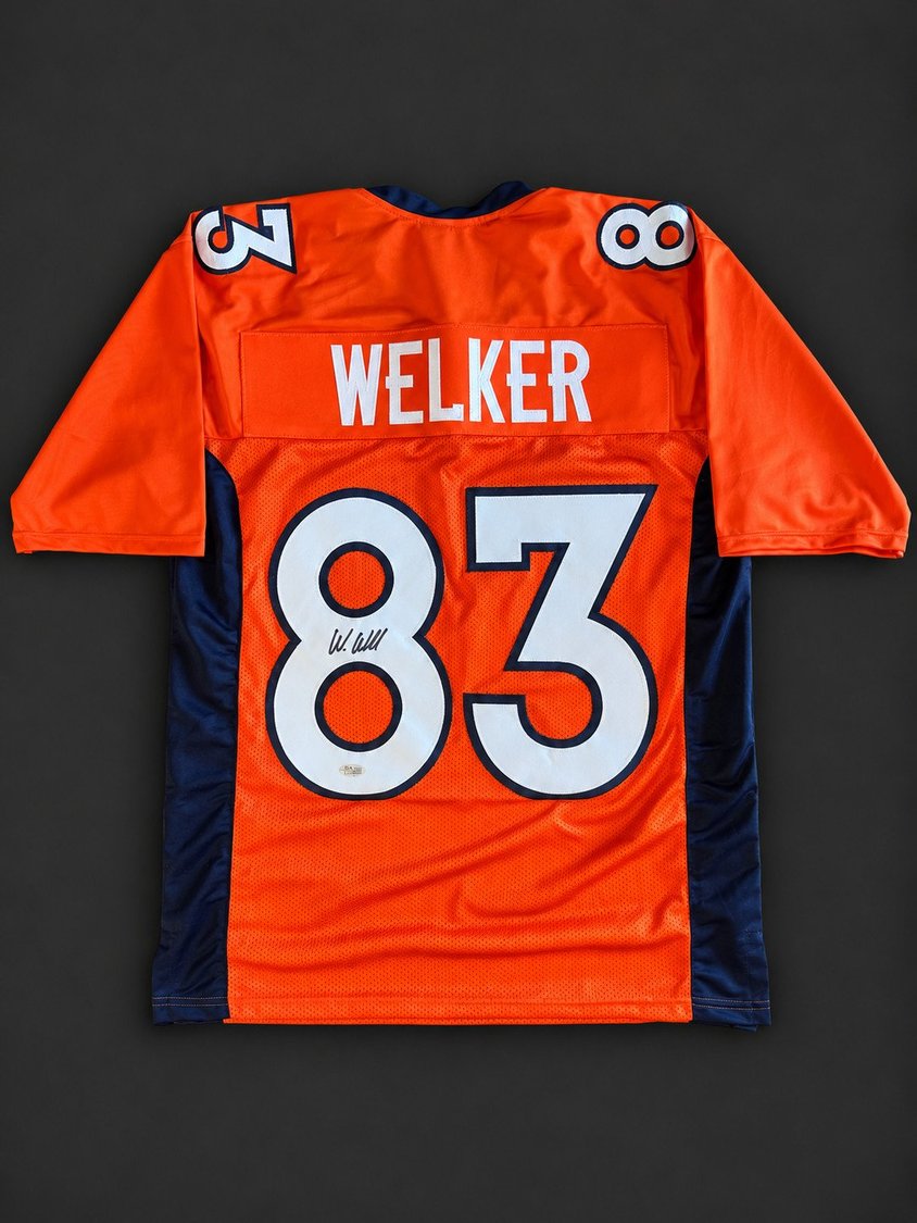 Wes Welker Signed Custom Jersey