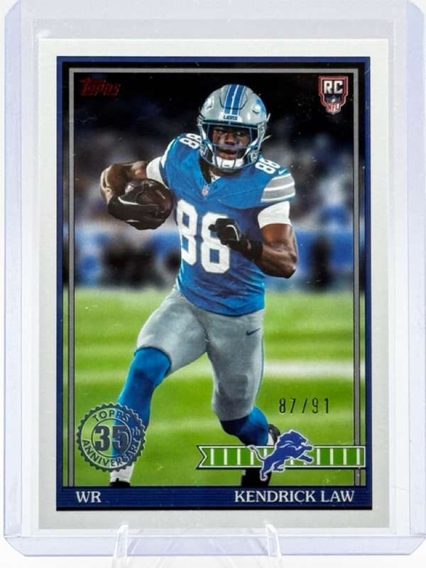 2026 Topps Flagship 1991 Topps Football Rookies The Real One Kendrick Law #91TR-42 /91