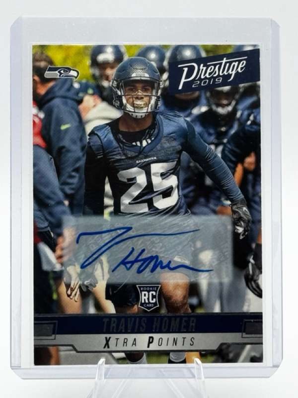 2019 Panini Prestige Xtra Points Black Auto Travis Homer #235