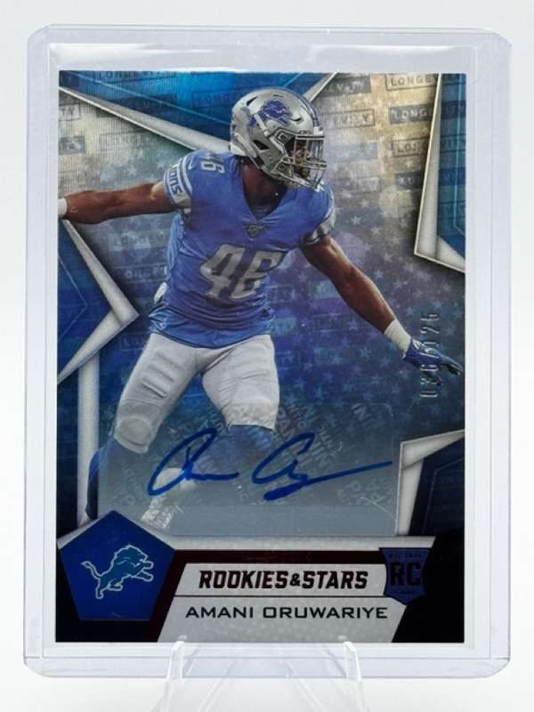 2019 Panini Rookies & Stars Rookies Longevity Signatures Amani Oruwariye #155
