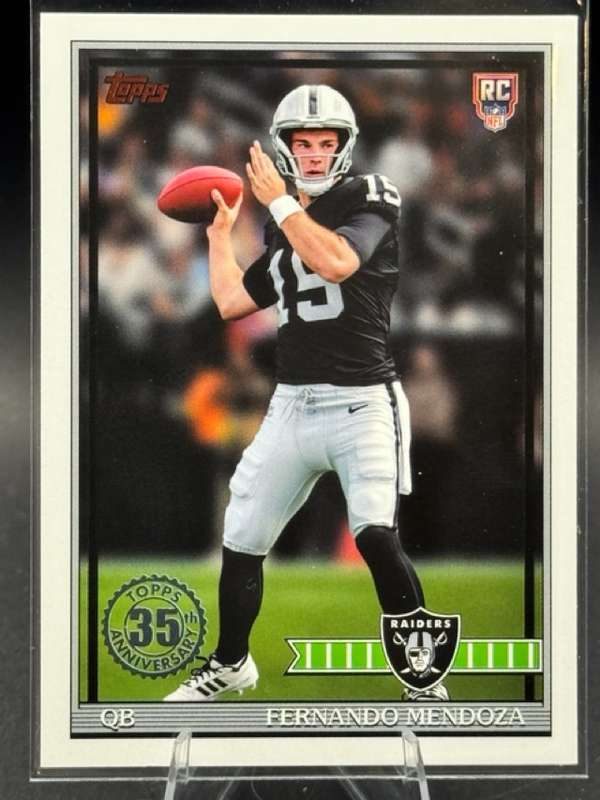 2026 Topps Flagship 1991 Topps Football Rookies Fernando Mendoza #91TR-1