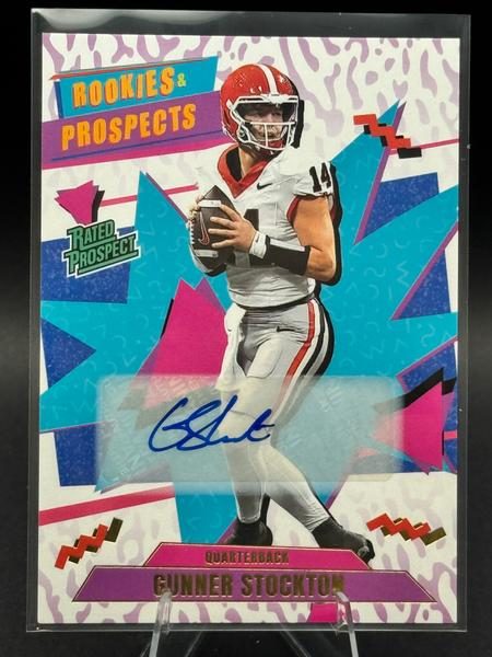 2026 Panini Decades 90s Pop Culture Rated Prospect Auto Gunner Stockton #147