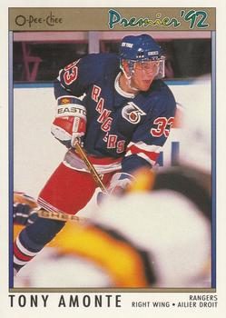 1991-92 O-Pee-Chee Premier Tony Amonte #11