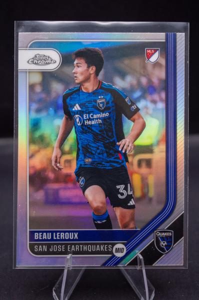 2026 Topps Chrome MLS Refractor Beau Leroux #100