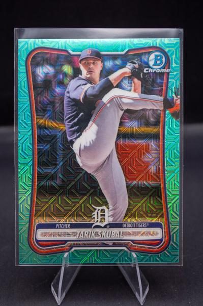 2026 Bowman Chrome Mojo Aqua Refractor Tarik Skubal #72 /125