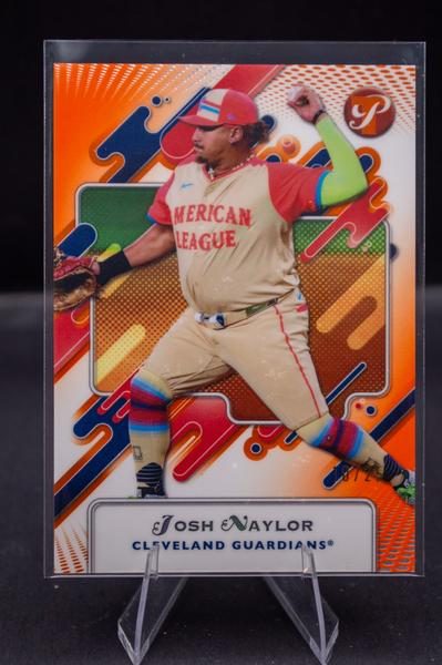2025 Topps Pristine Orange Refractor Josh Naylor #294 /25
