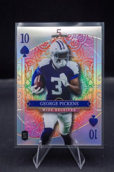 2026 Wild Card 5 Card Draw Stacked Deck 10 of Spades George Pickens #SDJS-GPN 1/1