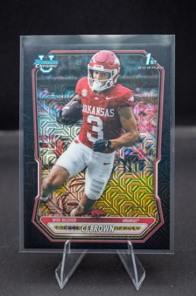 2026 Bowman Chrome Prospects Black Mojo Refractor CJ Brown #BCP-9 /10