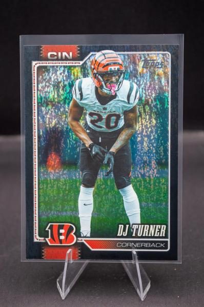 2026 Topps Flagship Black Sandglitter DJ Turner #214 /10